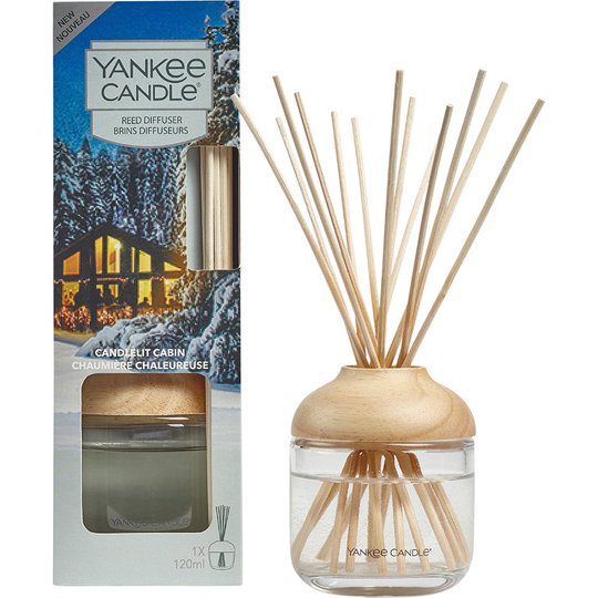 Reed Diffuser - Candlelit Cabin, Yankee Candle Tuoksukynttilät