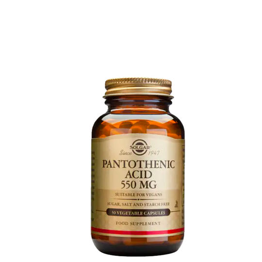 B-5 Pantotensyra, 550 mg, 50 tabs