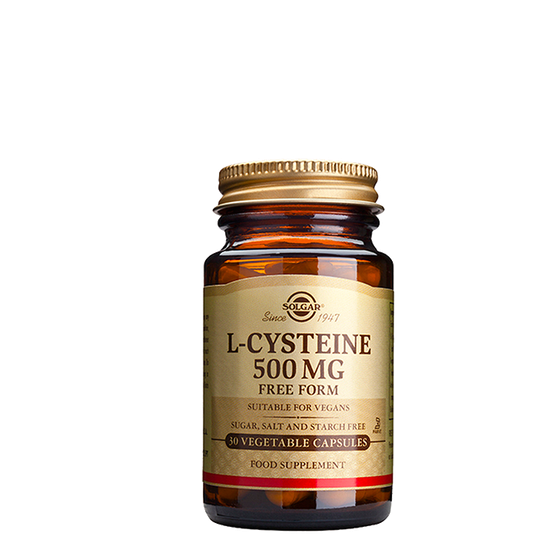 L-Cysteine 500 mg, 30 kapselia