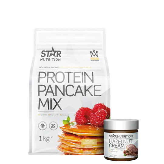 Protein Pancake mix, 1 kg + Protein Hazelnut Cream, 200 g