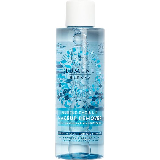 HERKKÄ Gentle Eye & Lip Makeup Remover, Lumene Meikinpoistoaine