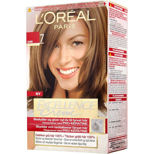 Excellence Crème 7 Blond, L'Oréal Paris Vaalennus