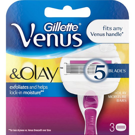 Gillette Venus & Olay Sugarberry Refill, Gillette Höylät