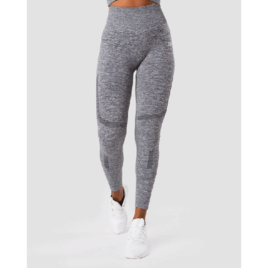 Queen Mesh Tights, Grey Melange