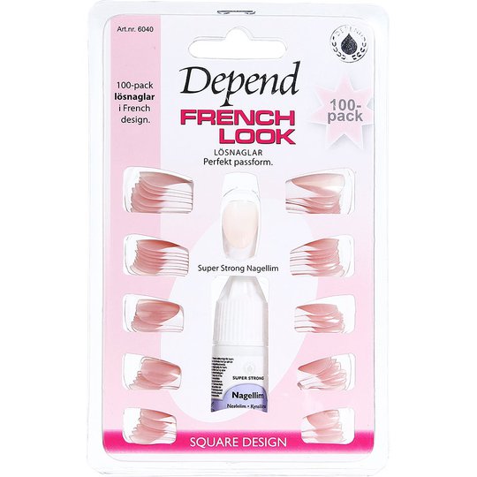 Depend French Look -tekokynnet 100 kpl, Depend Depend Kynsilakat