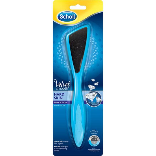 Velvet Smooth Dual Action Foot File, Scholl Jalkahoito