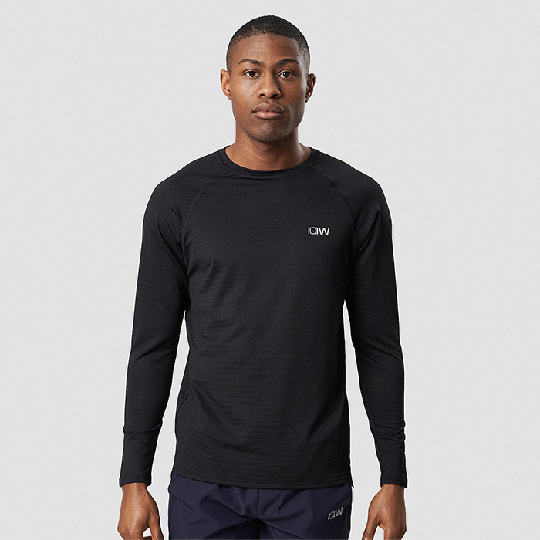 Training Mesh Long Sleeve, Black