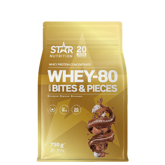 Whey-80, 750 g, Chocolate with meringue & cookie