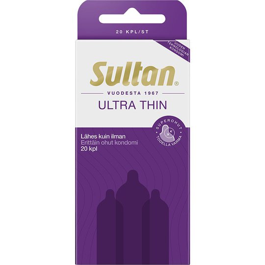 Sultan Ultra Thin, 20 pcs RFSU Kondomit