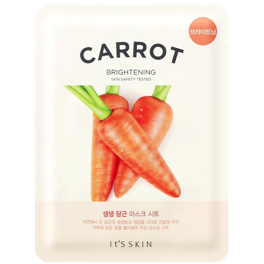 The Fresh Carrot Sheet Mask, It'S SKIN K-Beauty