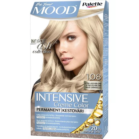 Mood Haircolor 107 Silver Blonde, MOOD Hiusvärit