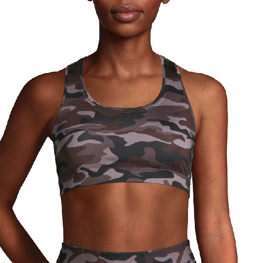 Iconic Sports Bra, Grey Paint