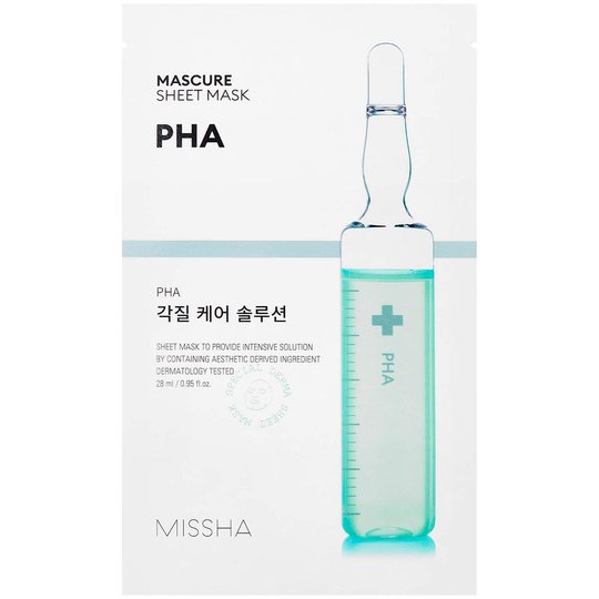 Mascure Peeling Solution Sheet Mask, 27 ml MISSHA K-Beauty Kasvonaamiot