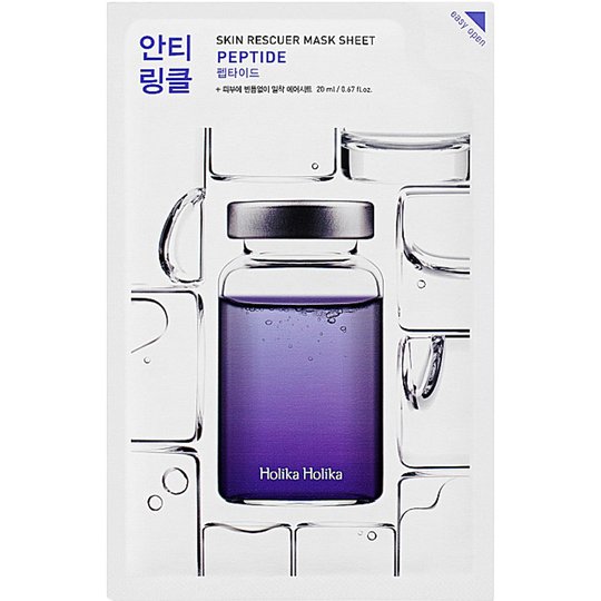 Holika Holika Skin Rescuer Mask Sheet - Peptide, Holika Holika Kasvonaamio