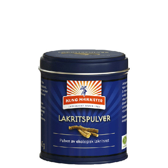 Lakritspulver Luomu (veg.), 80 g