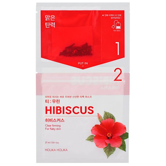 Instantly Brewing Tea Bag Mask - Hibiscus, 27 ml Holika Holika Kasvonaamio