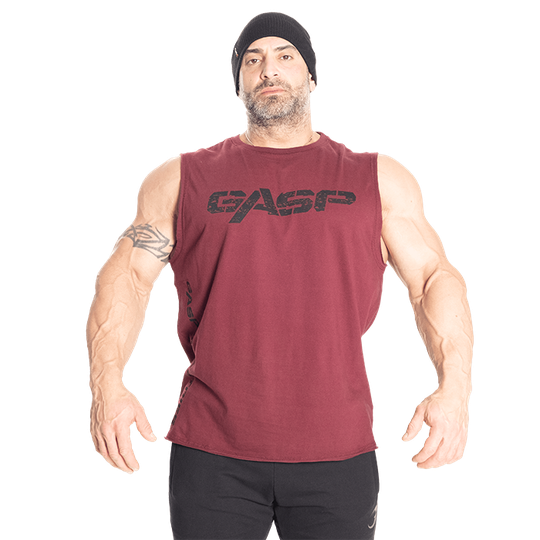 Vintage Tank, Maroon