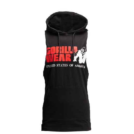 Rogers Hooded Tank Top, Black