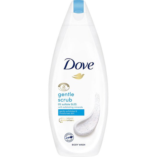 Showergel Gentle Scrub, 225 ml Dove Kuorinta