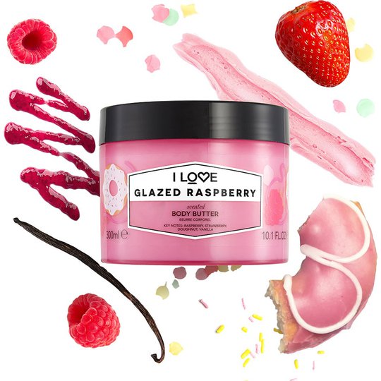 Glazed Raspberry, 300 ml I love… Vartaloemulsiot