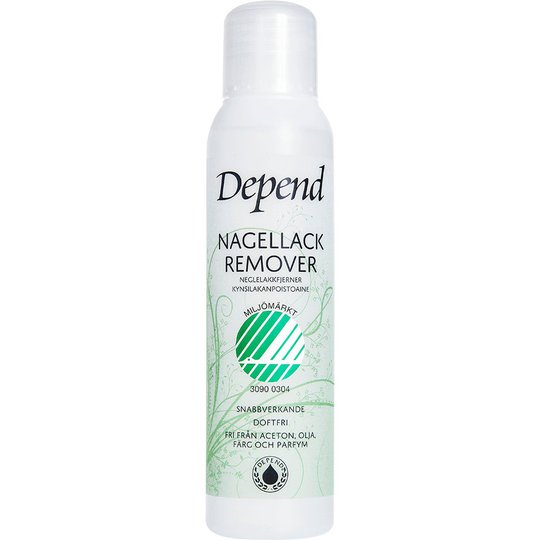 Depend Ecolabel Nail Polish Remover, 100 ml Depend Kynsilakan poisto