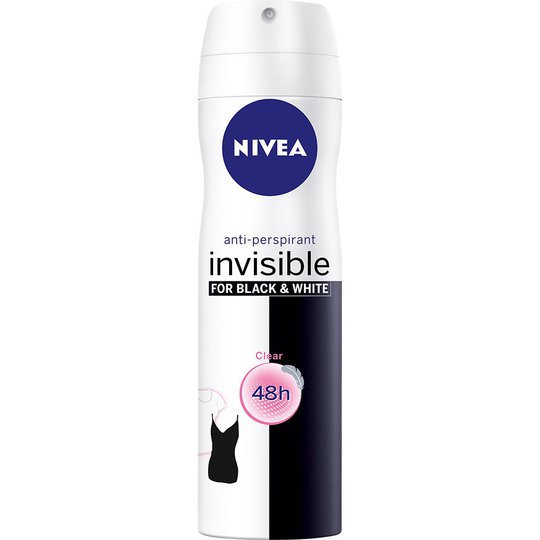 Invisible Black & White Clear, 150 ml Nivea Deodorantit