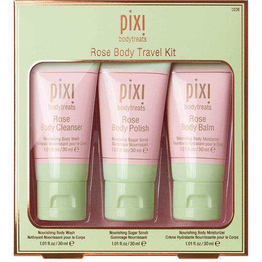 Pixi Rose Body Travel Kit, Pixi Vartalolle