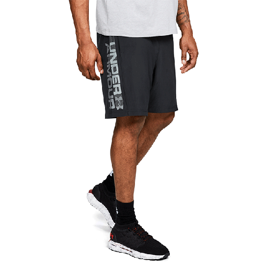 UA Woven Wordmark Short, Black