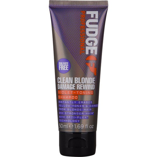 Fudge Clean Blonde Damage Rewind Violet-Toning Shampoo, 50 ml Fudge Erikoistuotteet hiuksille