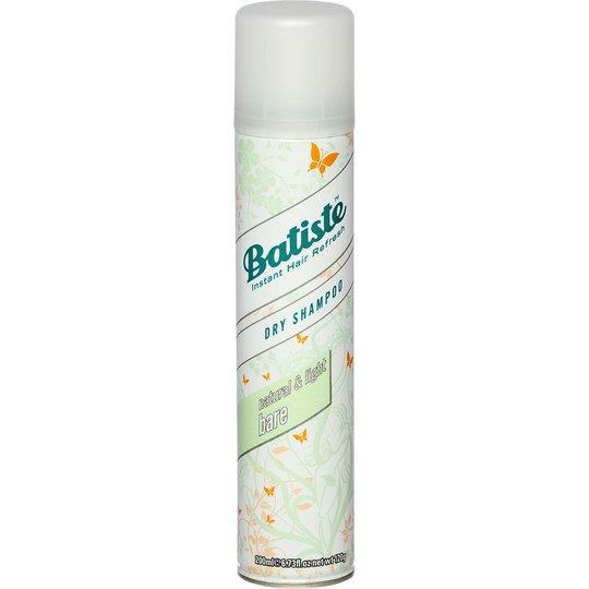 Batiste Dry Shampoo Bare & Natural Light, 200 ml Batiste Kuivashampoot
