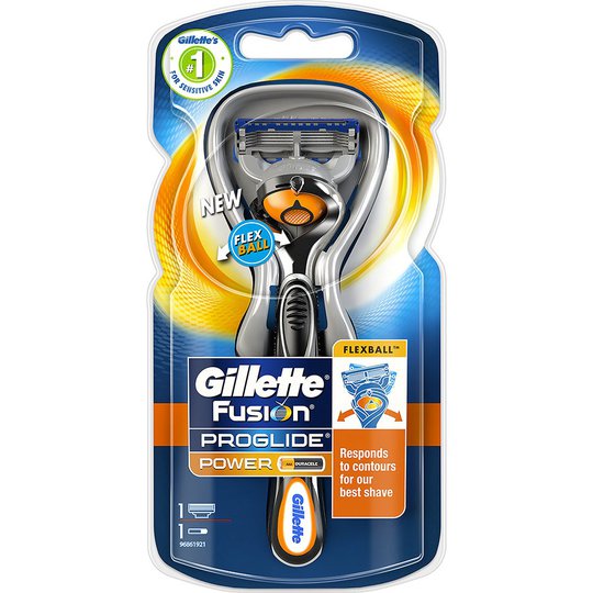 Fusion ProGlide Power Flexball, Gillette Partahöylät ja partaterät