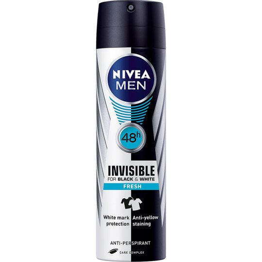MEN Invisible Black & White, 150 ml Nivea Miesten deodorantit