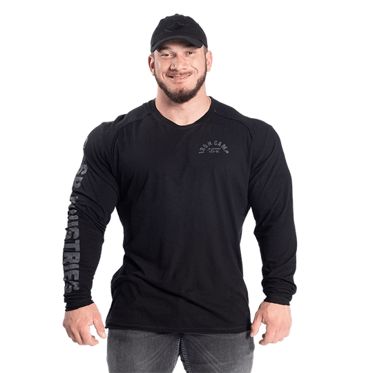 Throwback LS Tee, Black