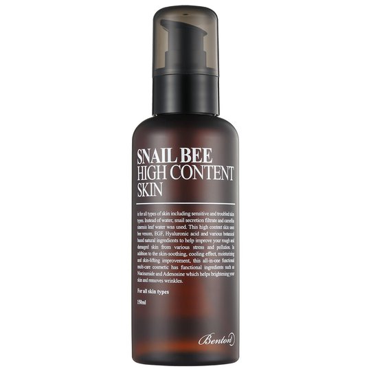 Snail Bee High Content Skin, 150 ml Benton Kasvovedet
