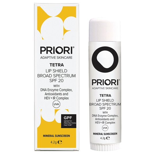 Tetra Lip Shield Broad Spectrum, 4 g Priori Aurinkovoiteet