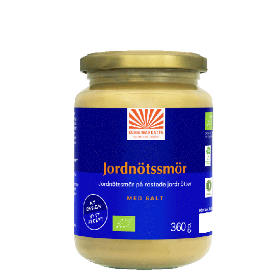 Jordnötssmör med salt Luomu, 360 g