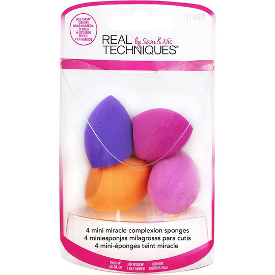 Real Techniques 4 Mini Miracle Complexion Sponges, Real Techniques Meikkisienet