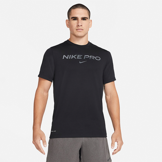 Nike Pro DB Tee, Black/Grey
