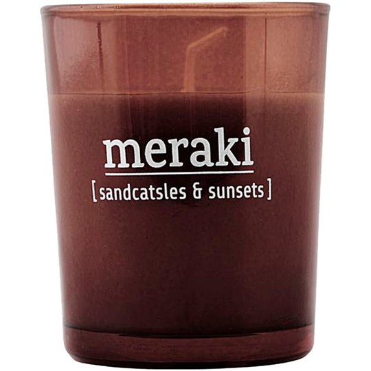 Sandcastles & Sunsets Scented Candle, Meraki Tuoksukynttilät