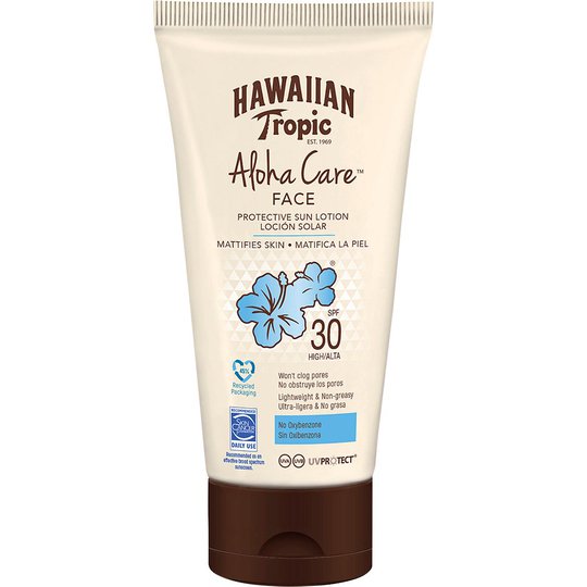 Hawaiian Aloha Care Face Lotion SPF 30, Hawaiian Tropic Kasvojen aurinkotuotteet