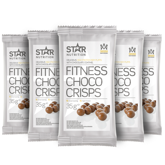 5 x Fitness Choco Crisps 35g