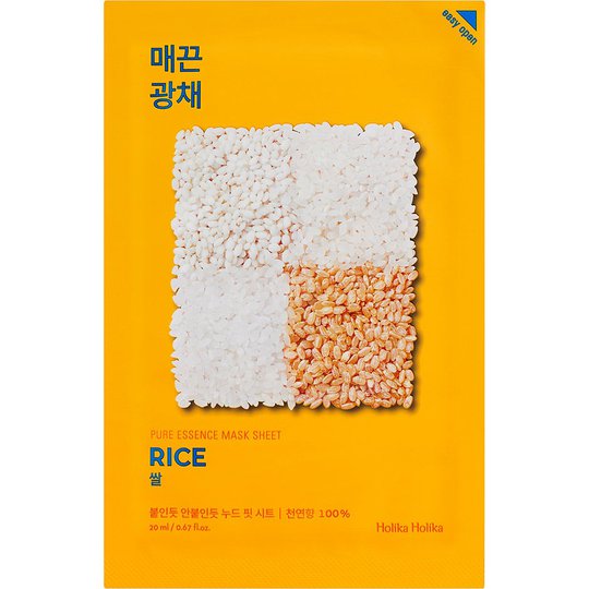 Holika Holika Pure Essence Mask Sheet - Rice, Holika Holika Kasvonaamio