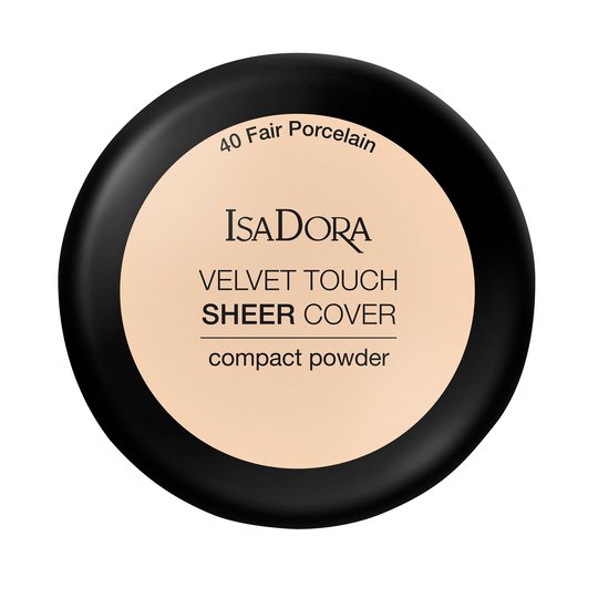 Velvet Touch Sheer Cover Compact Powder SPF20, 10 g IsaDora Puuteri