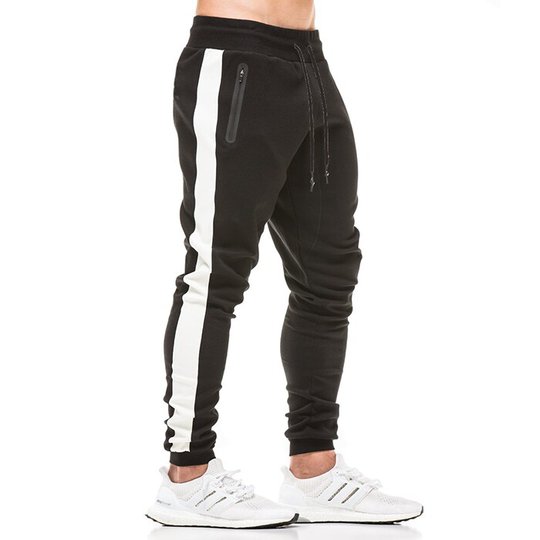 Star Gym Joggers, Black/White