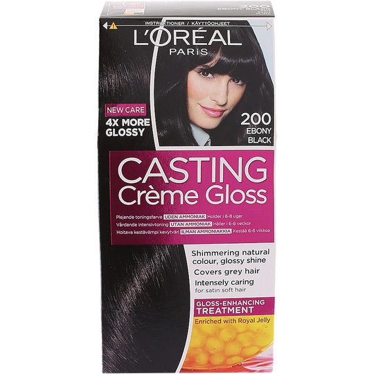 L'Oréal Paris Casting Crème Gloss 200 Ebony Black, L'Oréal Paris Hiusvärit