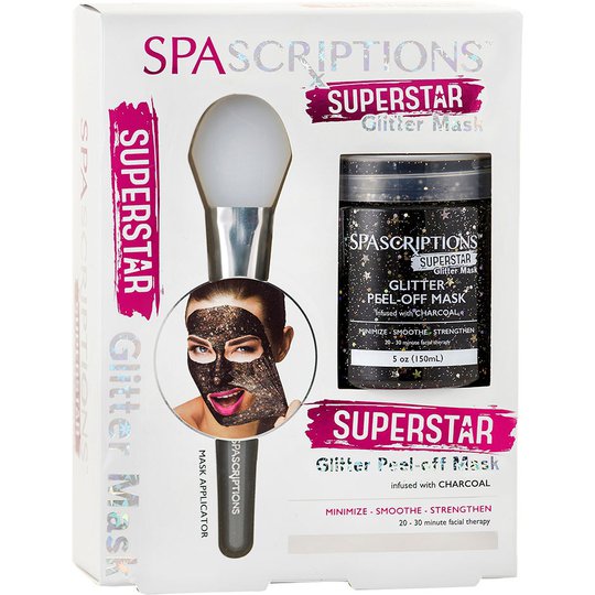 Superstar Glitter Peel-Off Mask, 150 ml Spascriptions Kasvonaamiot