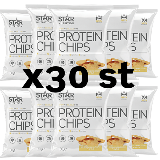 30 x Protein Chips, 30g, BIG BUY
