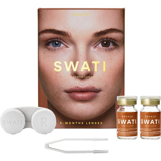 Bronze, 2 st Swati Värilliset piilolinssit
