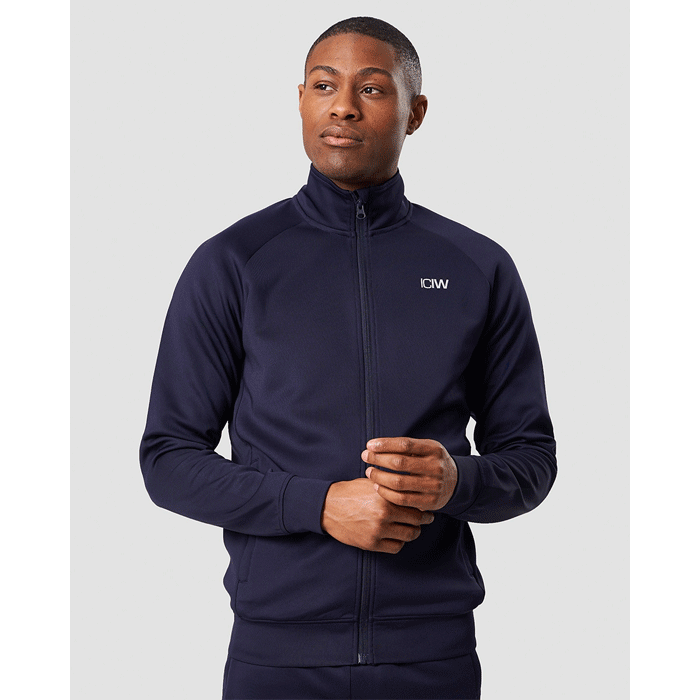 Workout Track Jacket, Navy