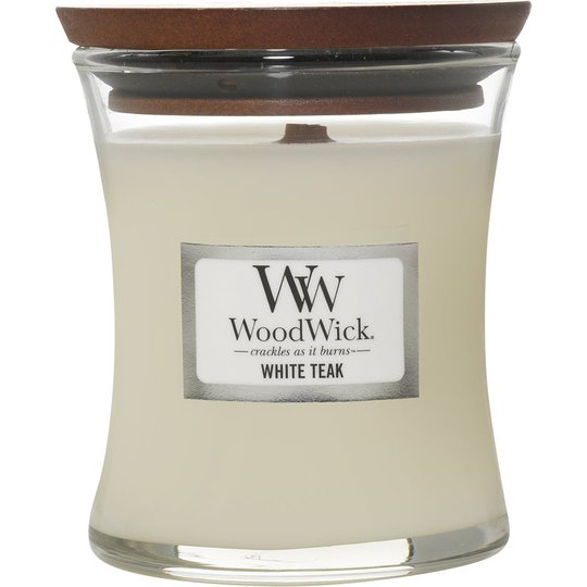 White Teak, WoodWick Tuoksukynttilät